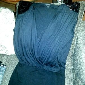 Sexy 80s look Sequined mini dress